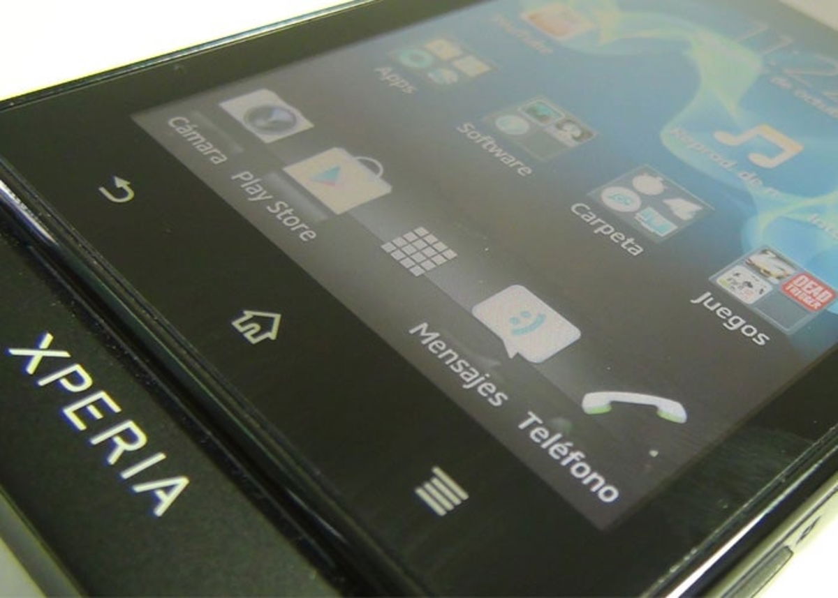 Imagen detalle parte frontal del Sony Xperia Sola