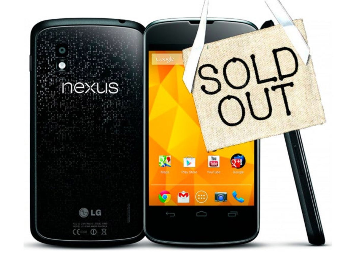 Sin existencia del Nexus 4