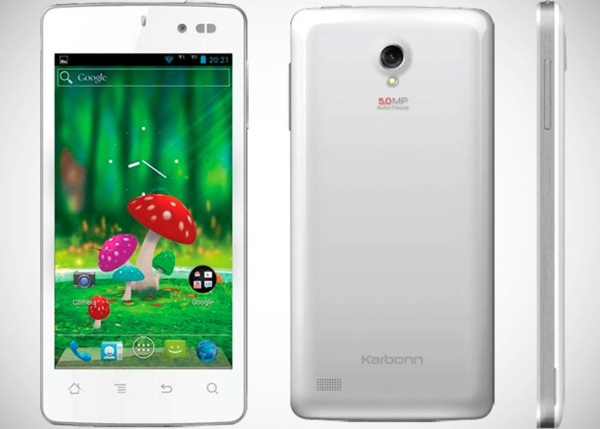 Primeros planos del Karbonn S1 Titanium