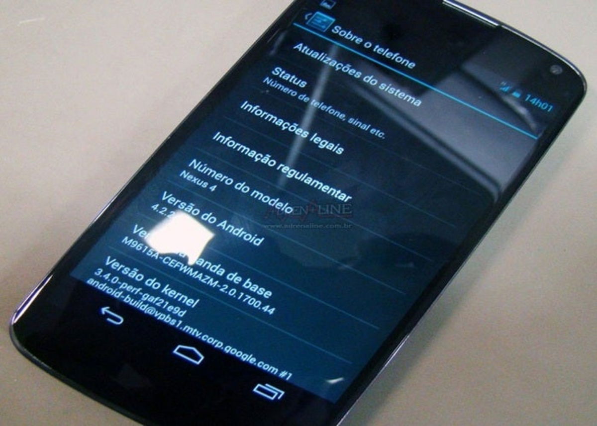 Android 4.2.2 en Google Nexus 4