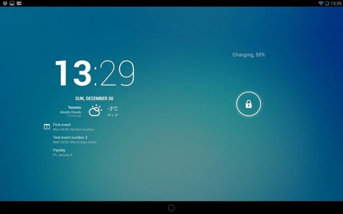 Nuevo widget reloj de CyanogenMod 10.1