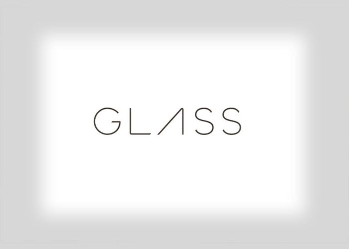 Glass logo