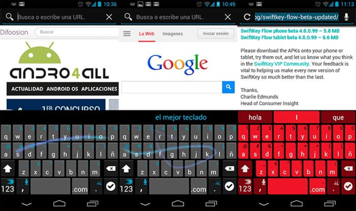 Aporte) SwiftKey Tablet Keyboard .apk 4.0.0.106 - Taringa!