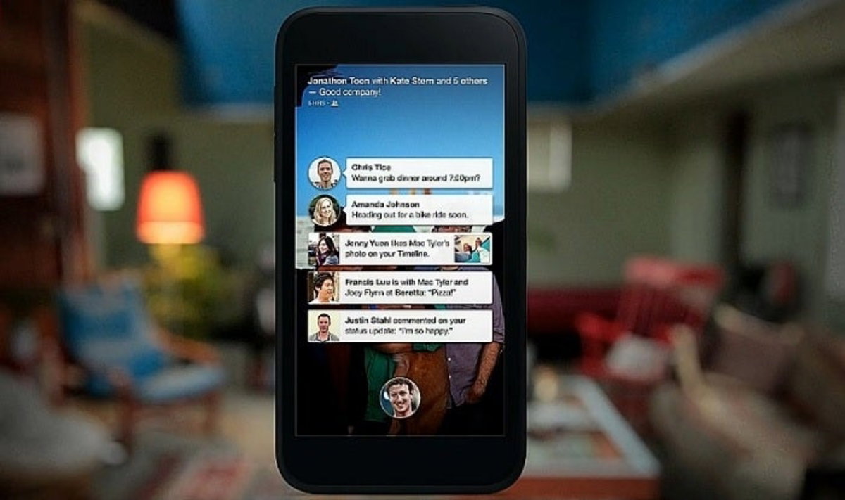 Captura de Facebook Home