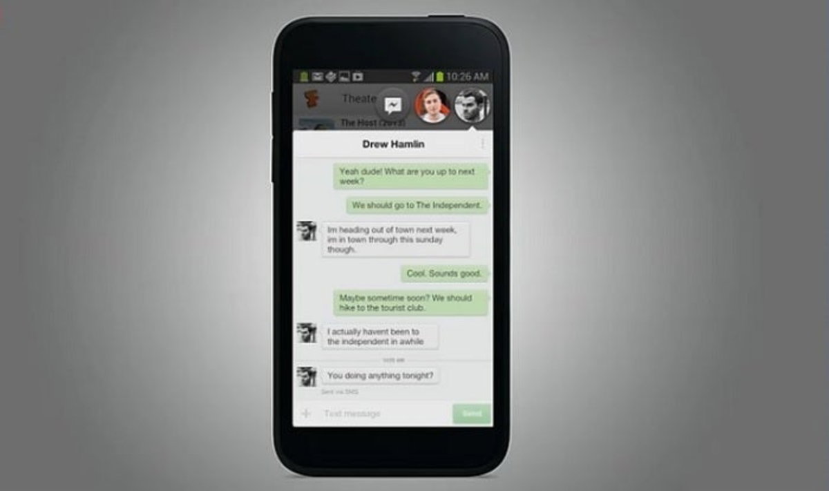 Captura de Facebook Home