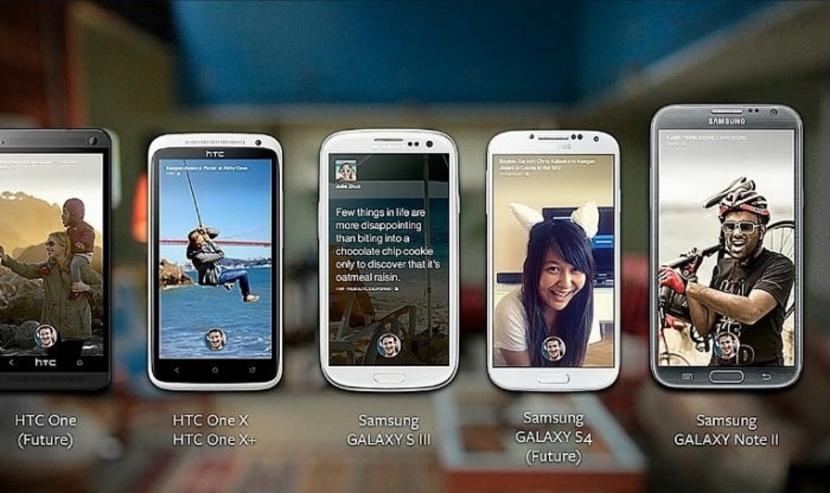 Terminales compatibles con Facebook Home